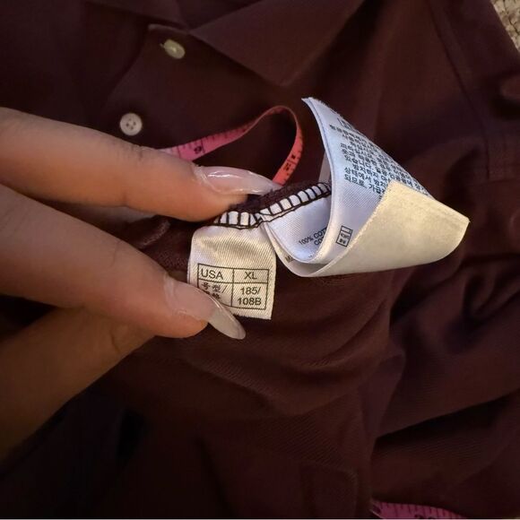 Brooks Brothers Red Fleece Maroon Cotton Polo- Size XL - Picture 13 of 13